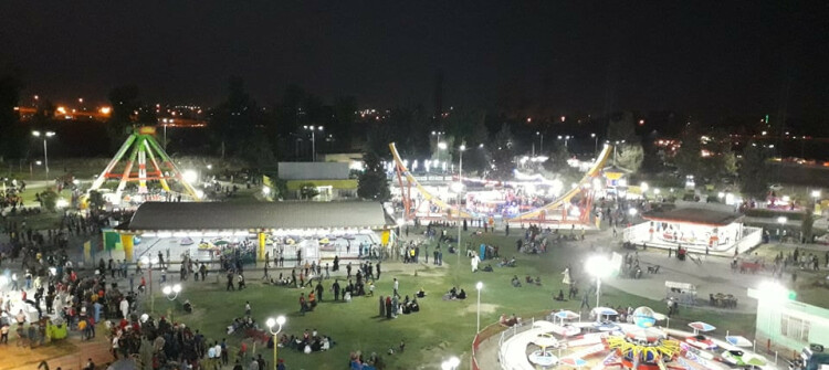 تزايد اقبال العائلات الموصلية على المدينة الترفيهية بمناسبة عيد الاضحى